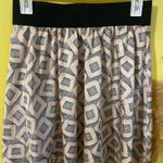 Marilyn Monroe  Black and Cream Geometric Mini Skirt Photo 0