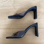 Pretty Little Thing  Heeled Sandals in Black and Clear Photo 1