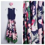 Vince Camuto  Tropical Floral Handkerchief Dress Photo 1