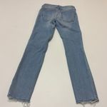 ZARA Jeans Womens Size 4 Blue Premium Denim Light Wash Distressed Skinny Photo 1