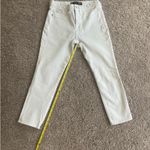 Veronica Beard  Jeans White denim Kate 10’ Crop size 25  Photo 1