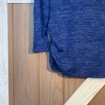 Ny Collection  Blue Knit Top with Eyelet Lacing Detail P2P 21-28” SIZE XL, NWT Photo 3