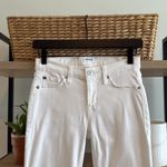 Hudson Jeans Hudson Mid-Rise Harkin Super Skinny White Cropped Jeans, 25 Photo 3