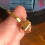 Handcrafted 18kt 925 vermeil strawberry quartz ring 8.5 Gold Photo 9