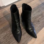 Black Heeled Booties Size 9.5 Photo 2