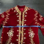 Handmade 70’s TRADITIONAL KATAF WITH TURKISH MOTIFS BEADED MARAS THREAD BROCADE SULTAN Photo 9