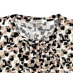 Kasper  Petite Abstract Sleeveless Blouse in White/Pink, Size PXL​​ Photo 1