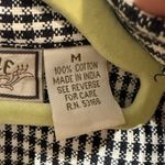 Rhythm Blue Black Gingham Vintage Western Vest Sz M Size M Photo 5