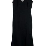 Theia Evening Gown Maxi black sleeveless size 8 Photo 0
