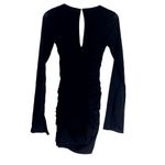 House Of CB  'Camille' Black Real Silk Cutout Mini Dress Size XS Photo 10