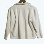 Talbots White Full Zip Jacket Size Petite Large Photo 1