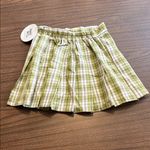 Princess Polly NEW  Small Lona Green Plaid Mini Skirt NWT Photo 1