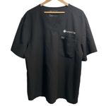 FIGS  xxl shirt black double pocket v‎ neck technical collection embroidery Photo 0