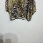Adrienne Landau  Animal Print Blouse Sz M NWT Photo 3