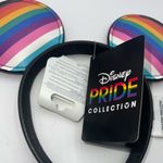 Disney  Pride Faux‎ Leather Rainbow Minnie Ears Photo 1