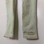 Nike NWT YOGA dri-fit neon green ribbed high waist leggings size small Photo 4