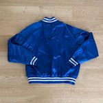 Artex Varsity Bomber Jacket Satin Univerity at Buffalo Size L Blue Size L Photo 2