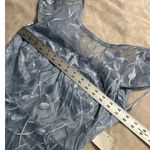 Eliza J Sheath Midi Dress Women's 4 Sky Blue Embroidered Floral Cap Sleeve NWT Photo 7