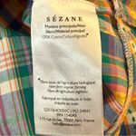 Sézane Sezane Dorian Shorts Careo Plaid Size 40 US 8 Ruffle Hem Colorful Preppy Twee Photo 5