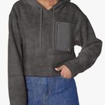 UGG  Women's Myley Sherpa Hoodie color Gray Sz Large Photo 0