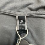 NWT European Culture Gray Stretch Scoop Neck Long Sleeves Tee Size XXL Photo 9