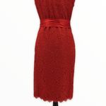 Diane Von Furstenberg  Juliana Rust Lace Wrap Dress Photo 8