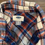 Old Navy Women’s  Blue, Red & Ivory Plaid Long Sleeve Shirt, Size XS Photo 2