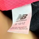 New Balance XS Womens Black Hot Pink Zip Up Hoodie Athletic Jacket Photo 6