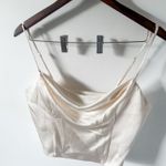 ZARA  satin effects crop top Photo 2