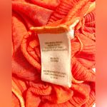 Free People  orange peasant top with lace and ruffle trim Photo 5