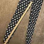 Nike Leggings Womens Medium Dri Fit Polka Dot Gray Stash Pocket High Rise Active Photo 7