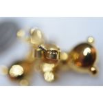 Vintage Avon Fun Funky Rhinestone Gold Tone Bunny Post Like New Earrings Photo 2