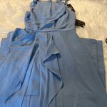 Absolutely Breathtaking Slate Blue Maxi Dress Lulus Dress size XS brand new Photo 13