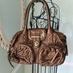 Botkier  Bianca Leather Cognac Satchel Handbag Shoulder Boho Y2K Purse Photo 0