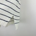 Madewell Puff Trim Sweater Vest Striped Ivory Cotton Linen Preppy XXS NWT Photo 11