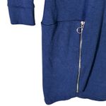 Lacoste  Knit Half Zip Long Sleeve Dress Womens 12 Navy Preppy Classic Tennis Photo 8