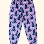 Disney Christmas Pajama Pants  Eyore Fleece Pink Womens Small Photo 0