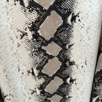 Buddy Love Ciara Dress Ombre Cream/Black Snakeskin Print Classic Shift Dress Photo 8