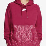 Nike  Sportswear Fleece Quilted Hoodie Photo 0