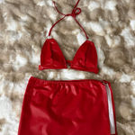 Red Skirt and top Size XS Photo 0