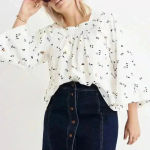 Madewell  Square-Neck Top in Sweet Blossoms (X4) Photo 0