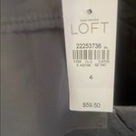 Loft gray Marisa Skinny Pants Cotton Blend cuffed size 4 new Photo 7