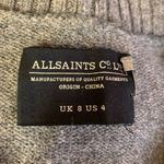 ALLSAINTS  Dagan Lambs Wool Braided Open Front Cardigan, US 4 Photo 5