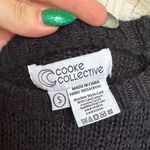 Cooke Collective Chunky Oversized Black & White Small Sweater Photo 2