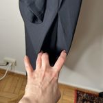 MM6 Maison Margiela Black Pucker 3/4 Sleeve Midi Dress Size 2 Photo 4