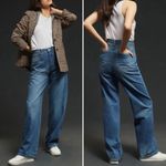 Anthropologie  Pilcro High Rise Straight Wide Leg Jeans Size 28 Photo 1