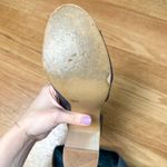 1. State  Amble D'Orsay Style Open Toe Wooden Block Heel Leather Open Toe Pump Photo 7