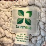 The Comfy Pullover Sherpa Beige Zip Neck Sweatshirt Cozy Womens Small Photo 5