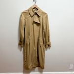 Babaton Aritzia  slouchy draped tan trench coat oversized loose fit lightweight Photo 2