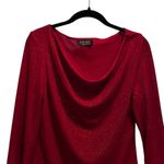 XScape  Red Sparking Blouse Bell Sleeve Vintage 90s WhimsiGoth Vampire Size Small Photo 1